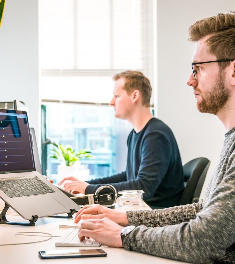 Sperrin Consulting team working on automation solutions